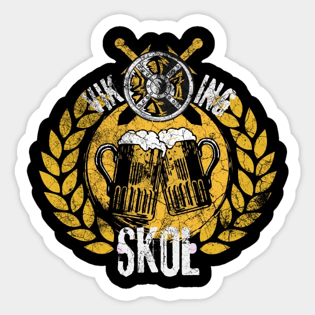 Skol Vikings Sticker by Armagedon shop